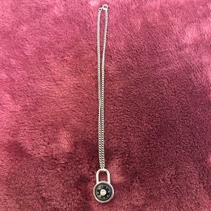 Combination lock necklace